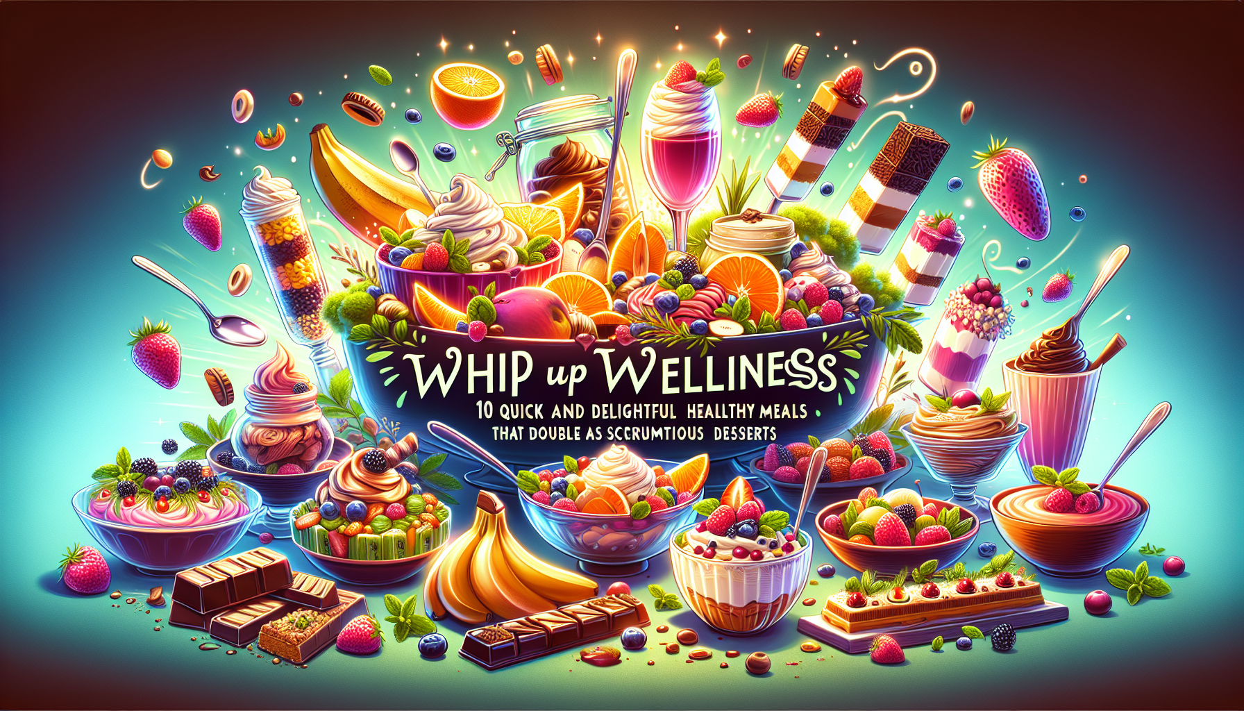 Whip Up Wellness: 10 Quick and Delightful Healthy Meals That Double as Scrumptious Desserts!